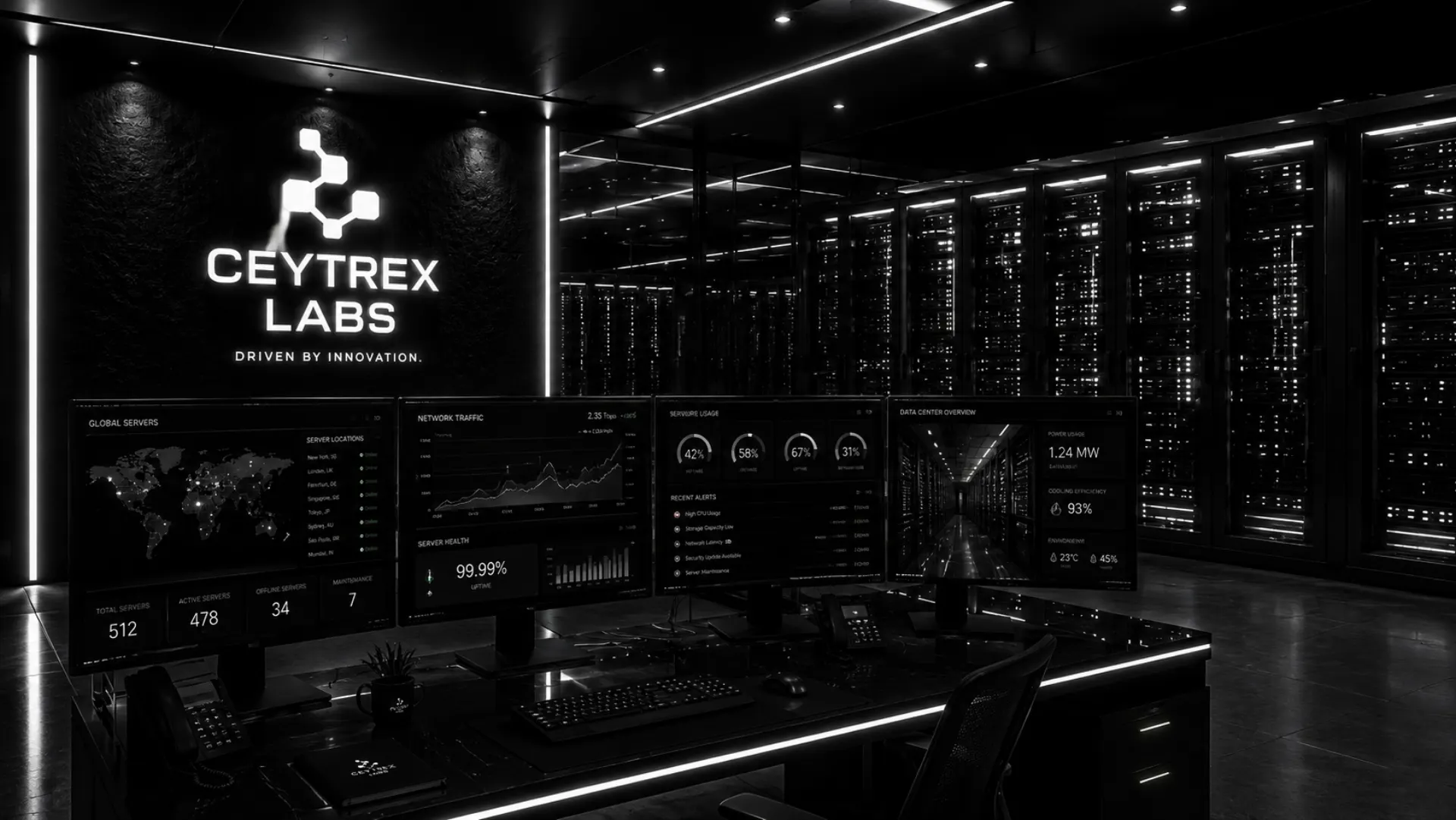 Ceytrex Labs web hosting visual